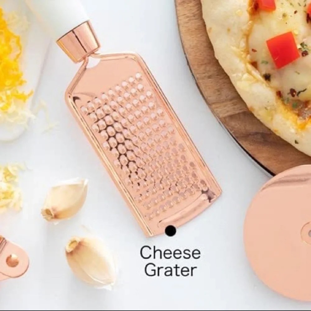 COOK WITH COLOR COPPER WHITE GRATER NEW